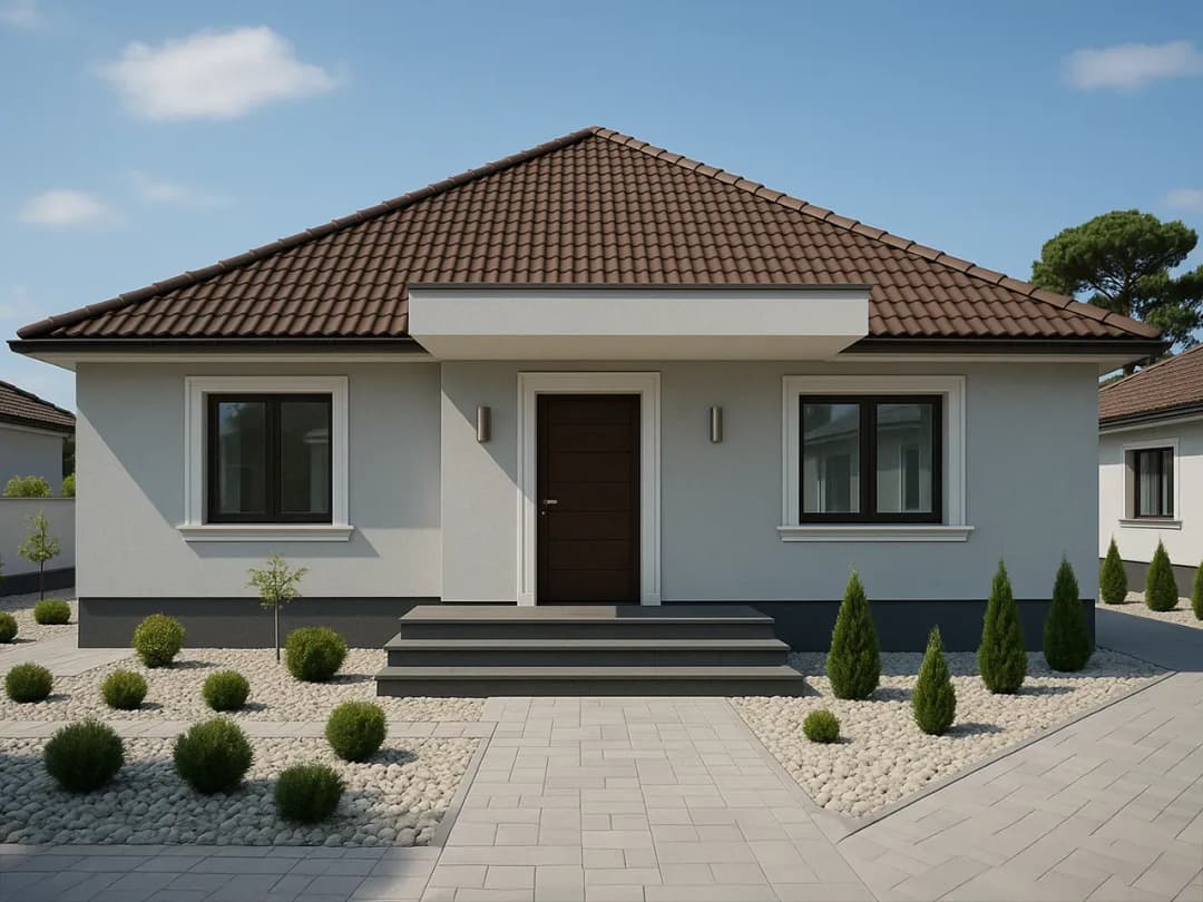 Jaki kolor elewacji do brązowego dachu i brązowych okien - unikaj błędów