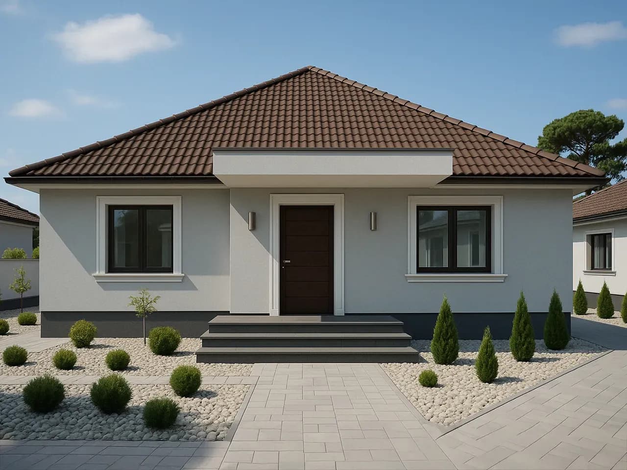 Jaki kolor elewacji do brązowego dachu i brązowych okien - unikaj błędów